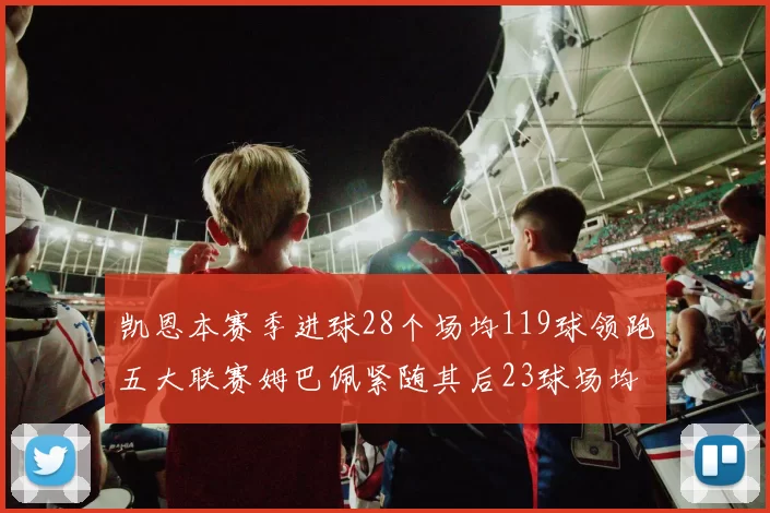 凯恩本赛季进球28个场均119球领跑五大联赛姆巴佩紧随其后23球场均115球